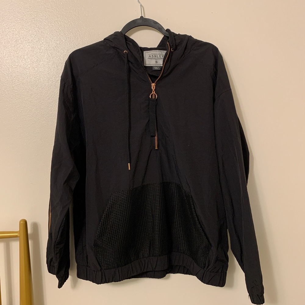 Think Jacket windbreaker quarter zip with pocket